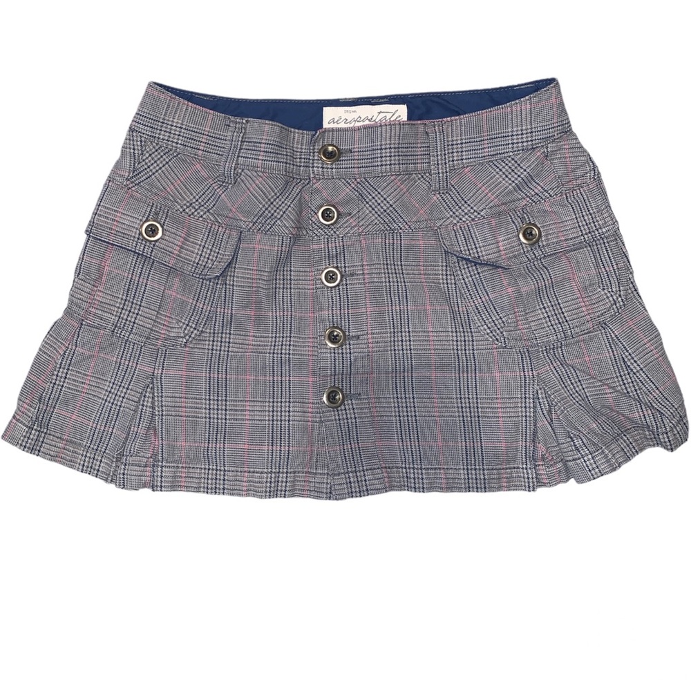 Y2K pleated mini skirt
